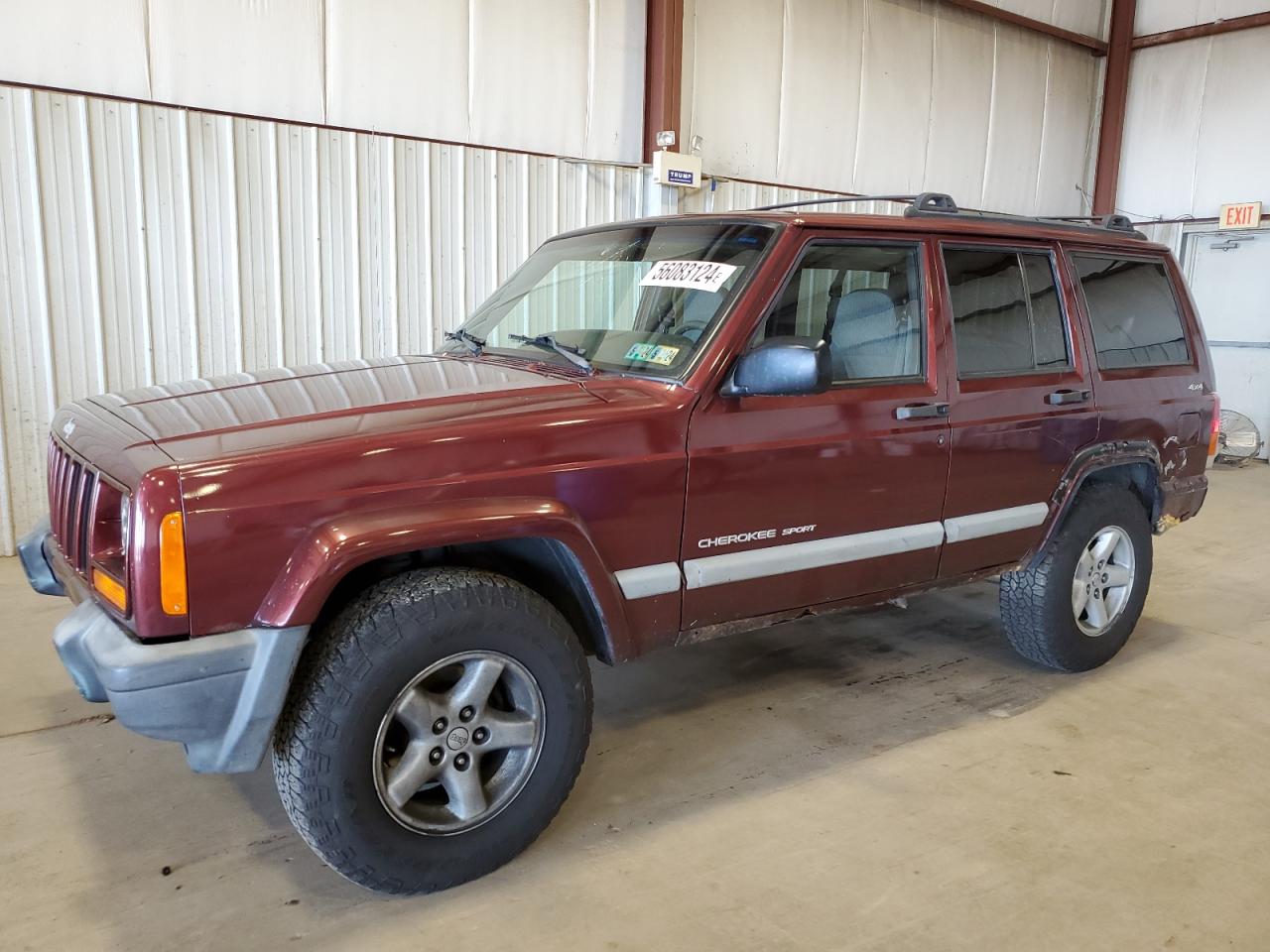 1J4FF48S71L533639 2001 Jeep Cherokee Sport