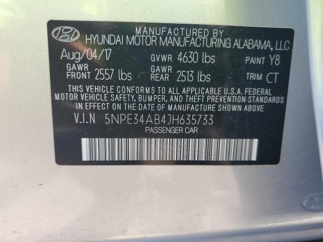 2018 Hyundai Sonata Sport VIN: 5NPE34AB4JH635733 Lot: 54184364