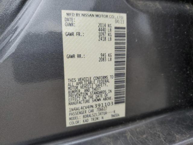 2023 NISSAN ALTIMA SR - 1N4AL4CV4PN391103
