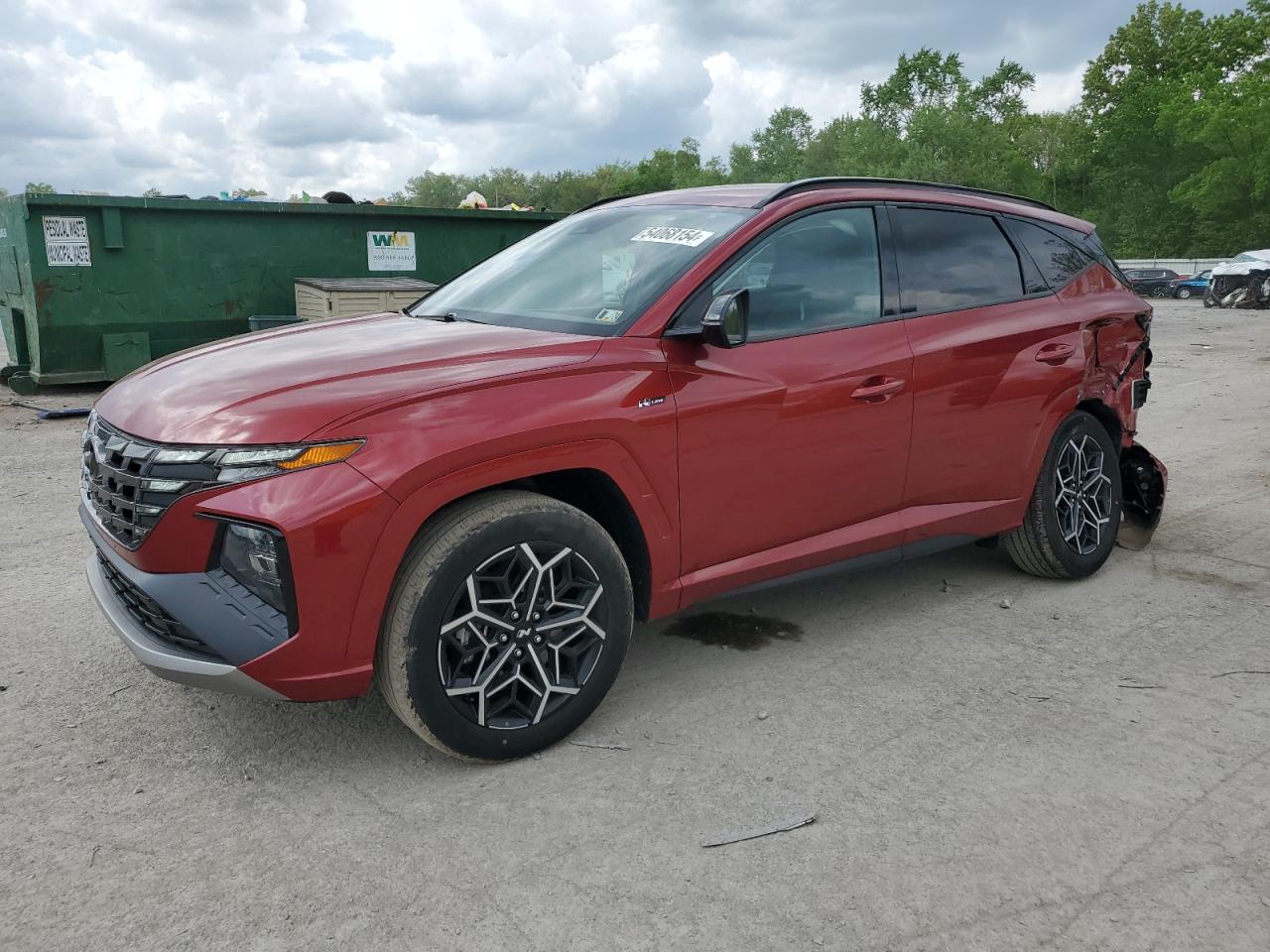 KM8JFCAE4NU153278 2022 Hyundai Tucson N Line