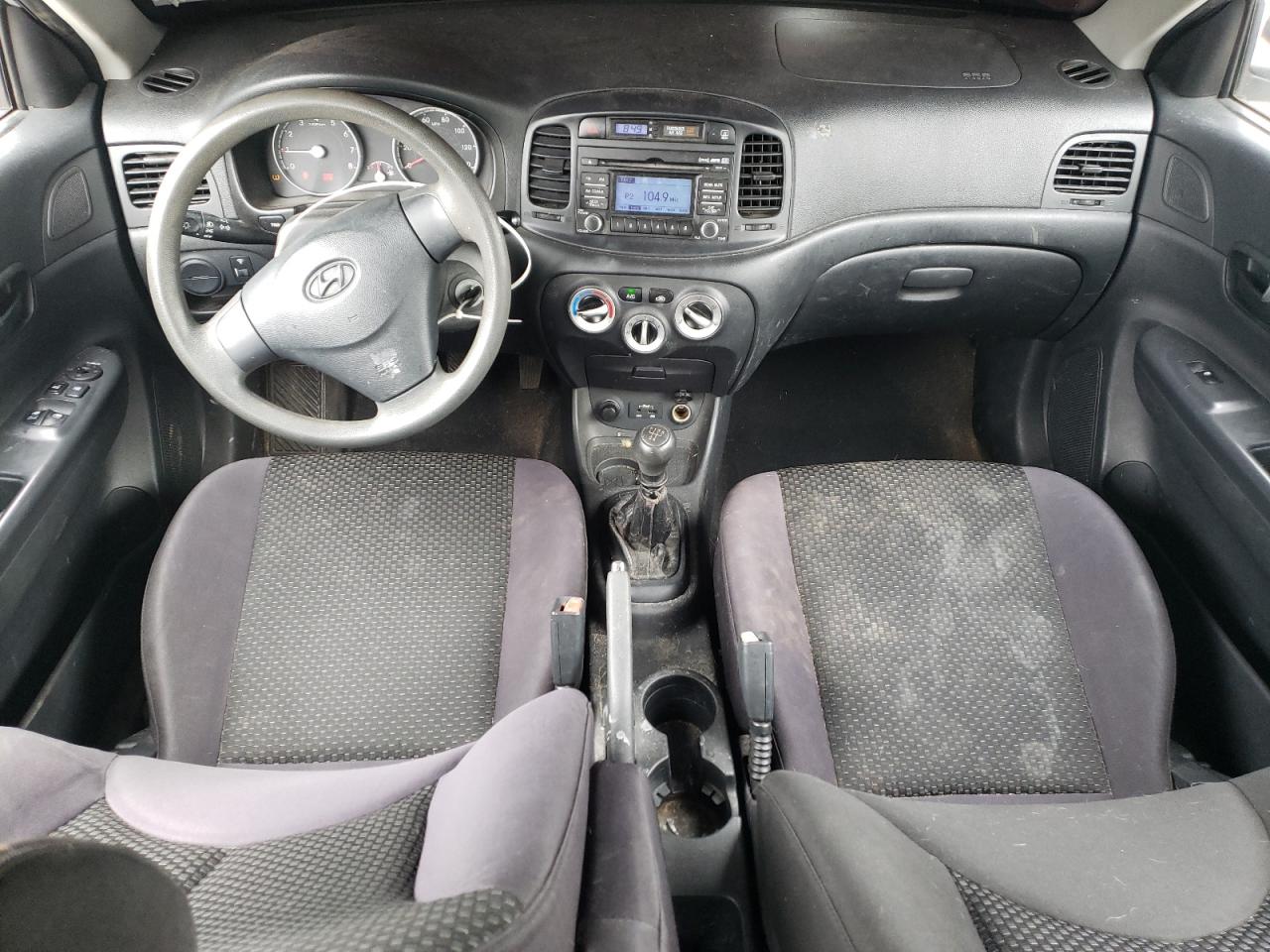 KMHCM3AC3AU153408 2010 Hyundai Accent Blue