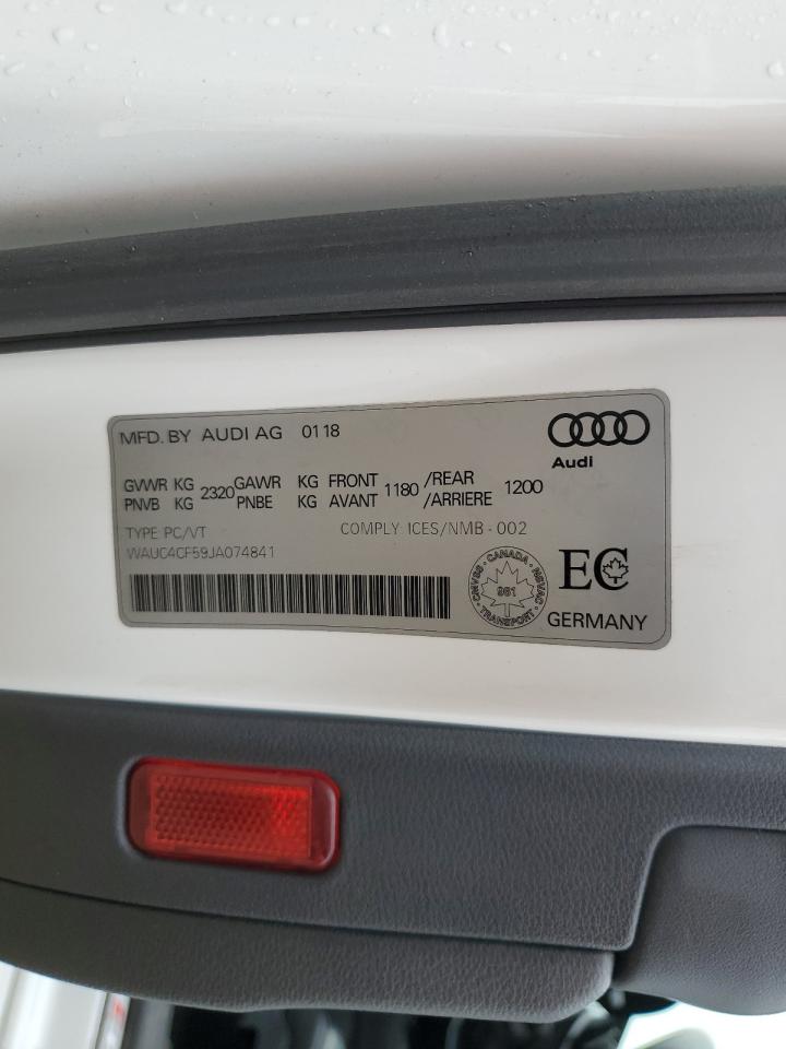 WAUC4CF59JA074841 2018 Audi S5 Prestige