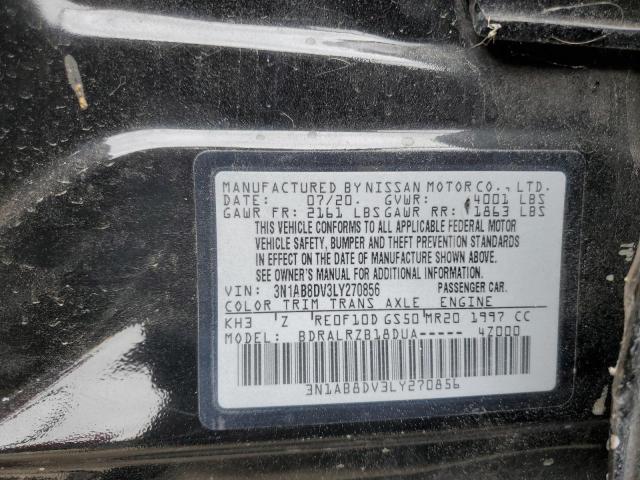 2020 Nissan Sentra Sr VIN: 3N1AB8DV3LY270856 Lot: 55948244