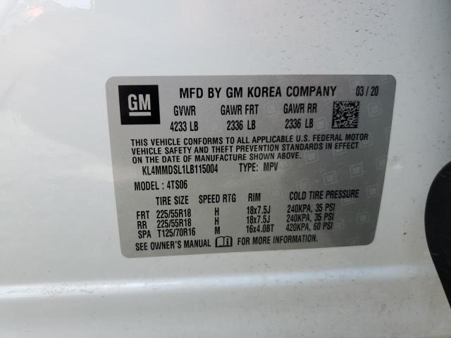 2020 Buick Encore Gx Select VIN: KL4MMDSL1LB115004 Lot: 54626924