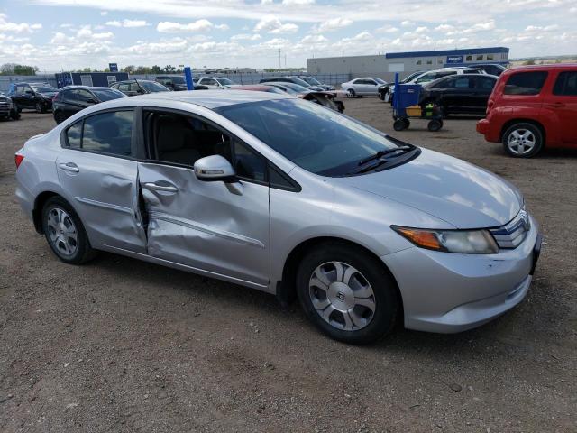 2012 Honda Civic Hybrid L VIN: JHMFB4F30CS000312 Lot: 54046584