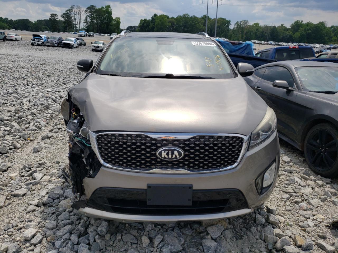 5XYPKDA58GG010936 2016 Kia Sorento Sx