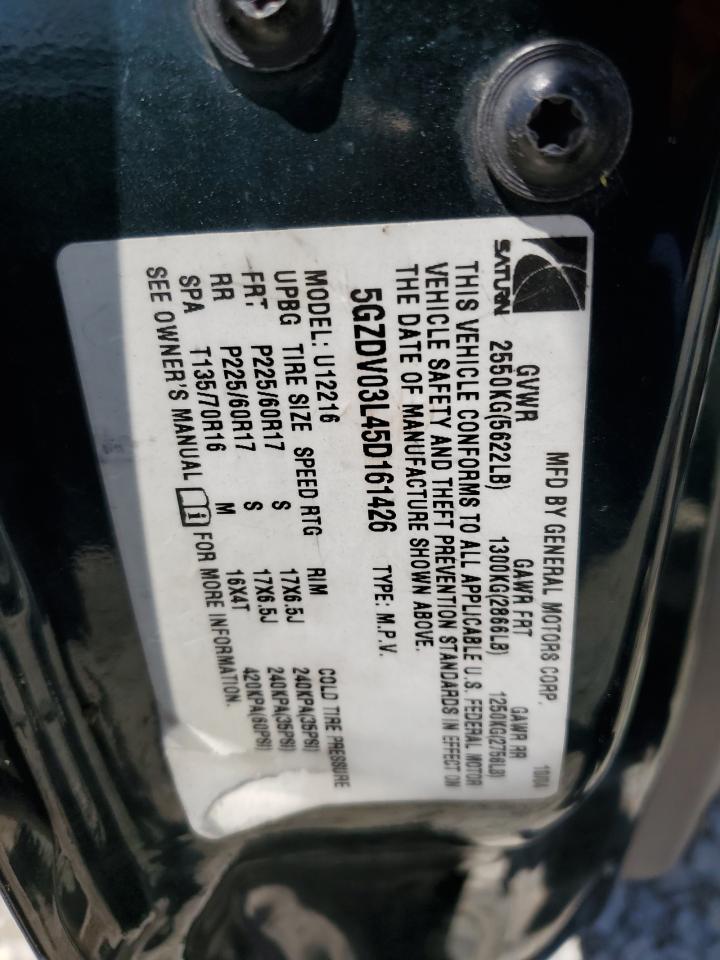 5GZDV03L45D161426 2005 Saturn Relay 2