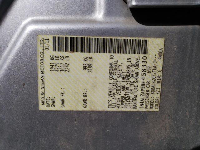 1N4AL2AP9BN458330 2011 Nissan Altima Base