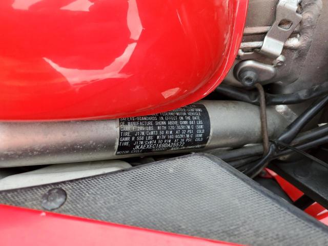 2009 KAWASAKI EX650 C - JKAEXEC169DA25572