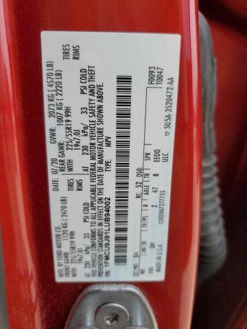2020 FORD ESCAPE TIT - 1FMCU9J91LUB94002