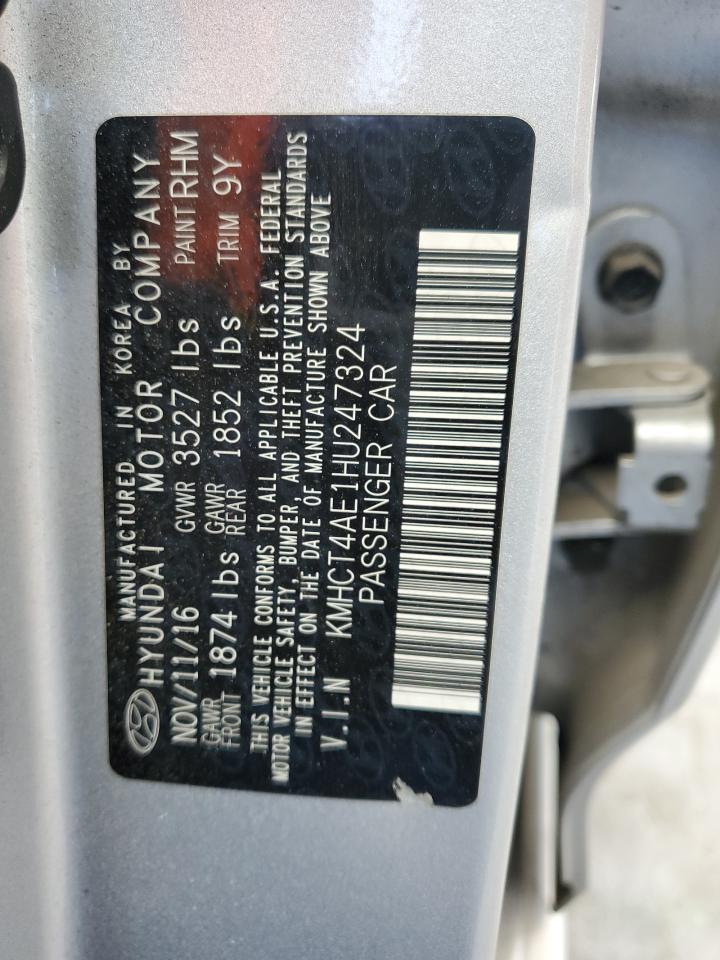 KMHCT4AE1HU247324 2017 Hyundai Accent Se