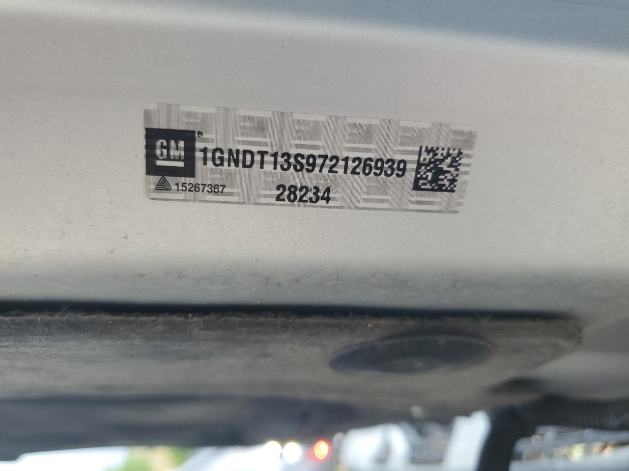 1GNDT13S972126939 2007 Chevrolet Trailblazer Ls