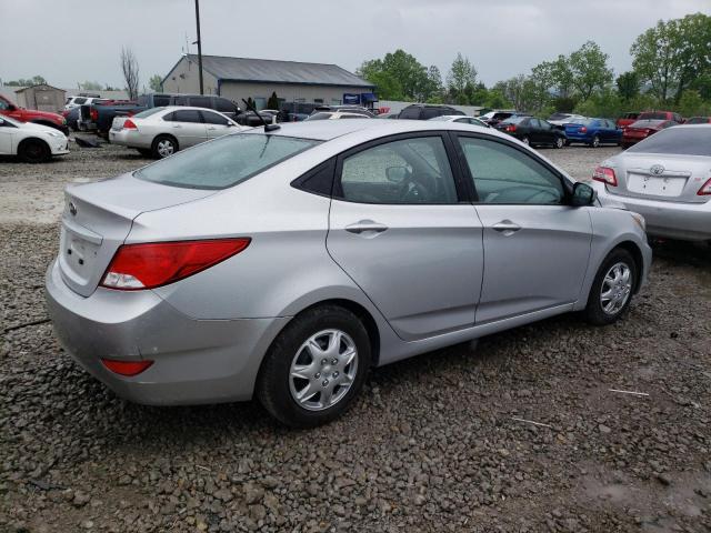 HYUNDAI ACCENT SE 2017 silver sedan 4d gas KMHCT4AE0HU339055 photo #4