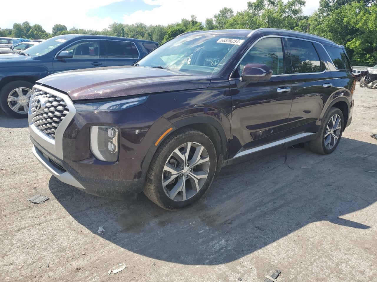 KM8R4DHE3NU477536 2022 Hyundai Palisade Sel