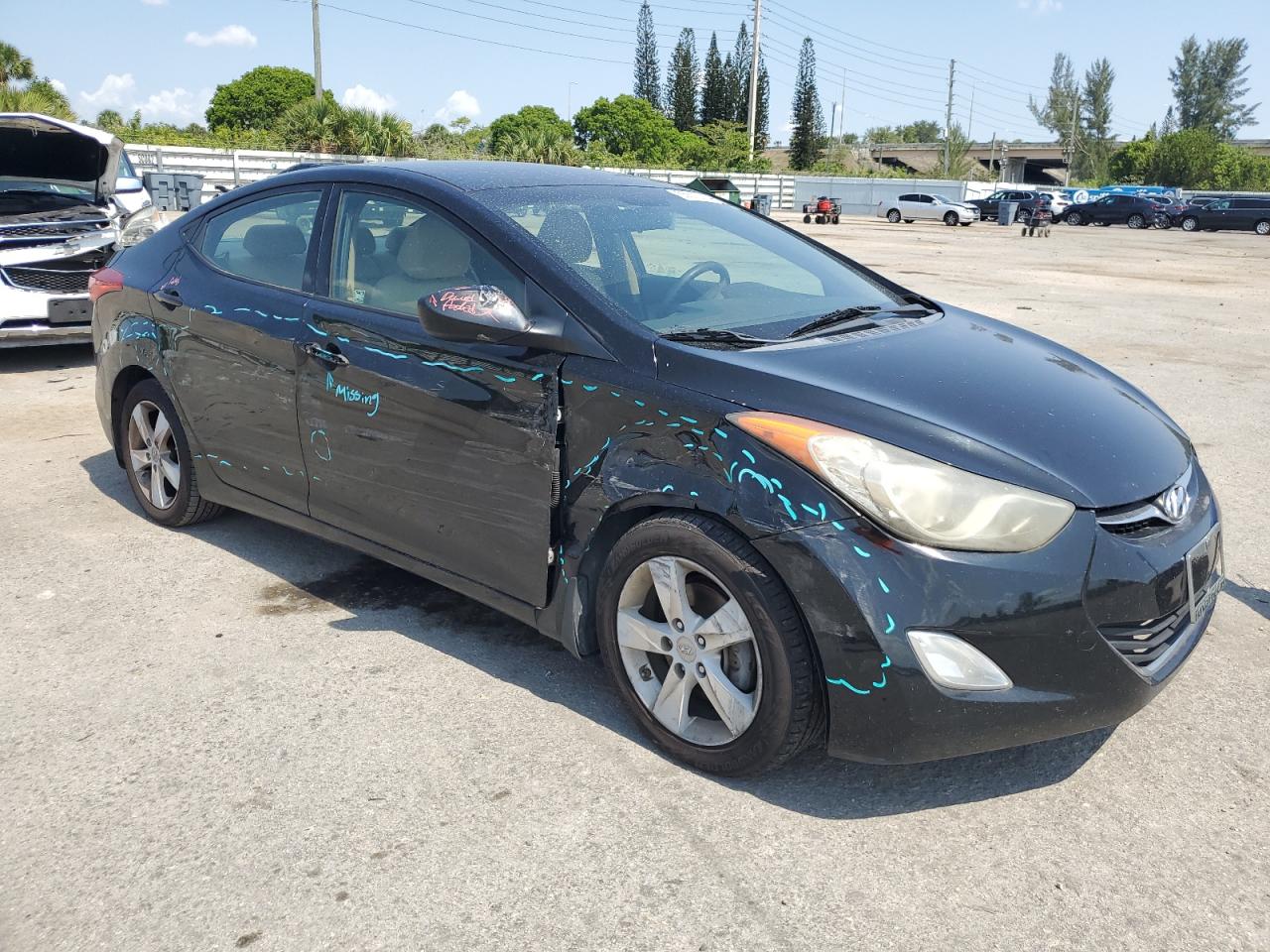 KMHDH4AE8DU880712 2013 Hyundai Elantra Gls