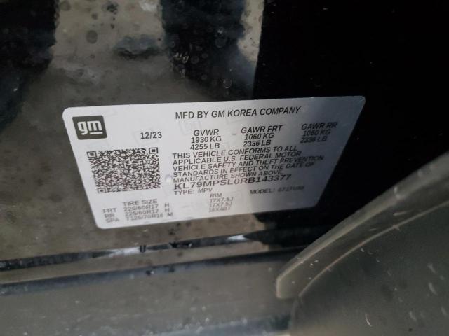 2024 CHEVROLET TRAILBLAZE - KL79MPSL0RB143377