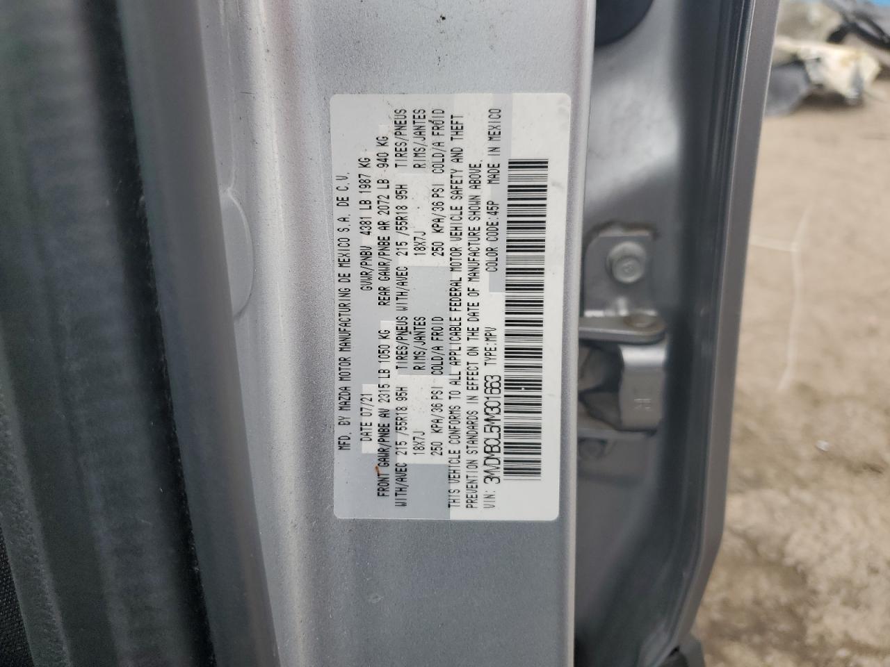 3MVDMBCL5MM301663 2021 Mazda Cx-30 Preferred