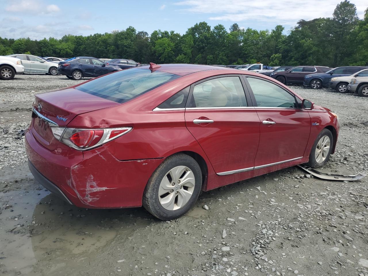 Lot #2519405957 2015 HYUNDAI SONATA HYB