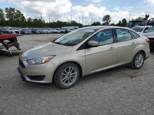 FORD FOCUS SE 2017 beige  gas 1FADP3F28HL342710 photo #1