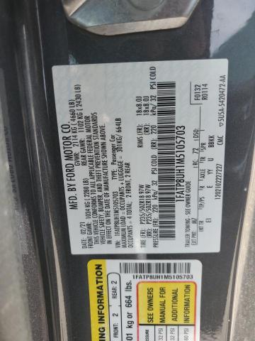 2021 FORD MUSTANG - 1FATP8UH1M5105703