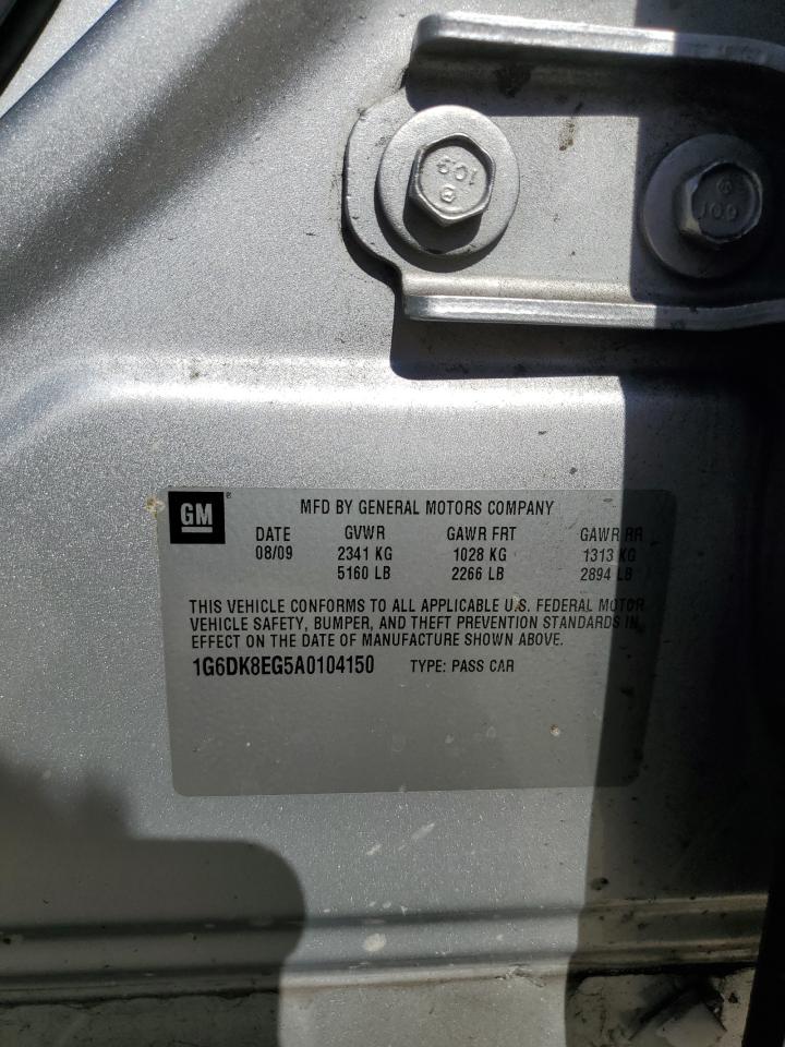 1G6DK8EG5A0104150 2010 Cadillac Cts Performance Collection