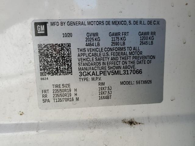 2021 GMC Terrain Slt VIN: 3GKALPEV5ML317066 Lot: 56619064