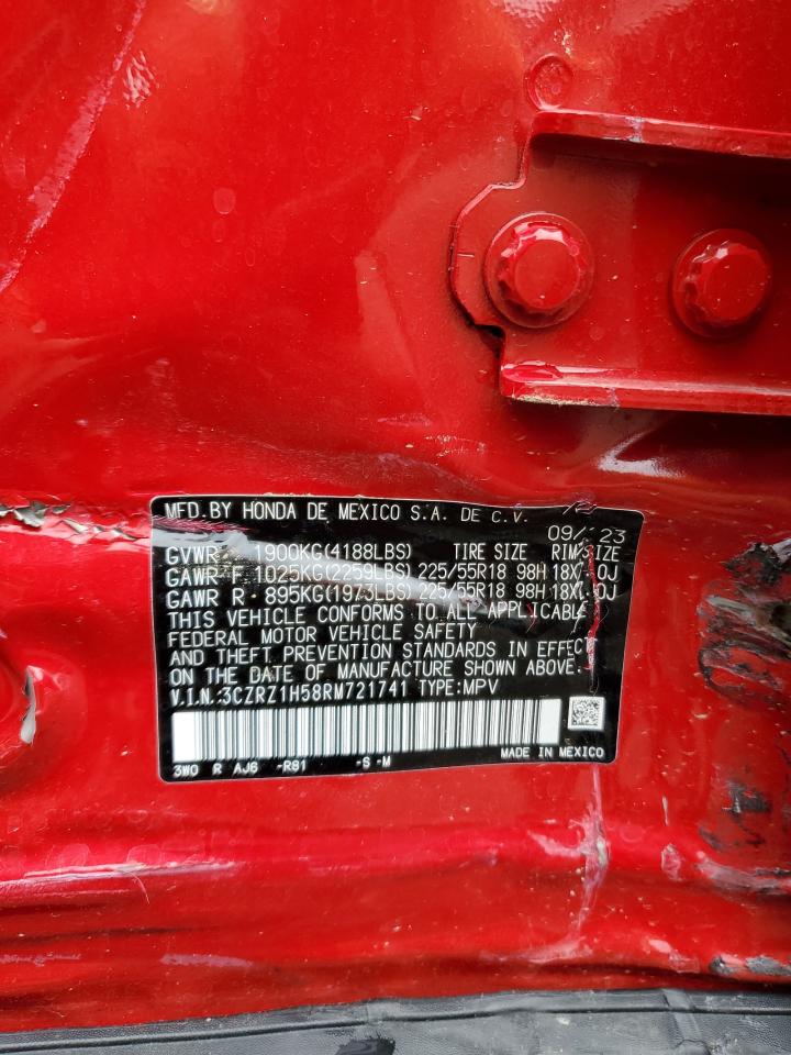 3CZRZ1H58RM721741 2024 Honda Hr-V Sport