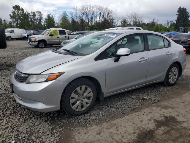 2012 Honda Civic Lx VIN: 2HGFB2F57CH321022 Lot: 54097634