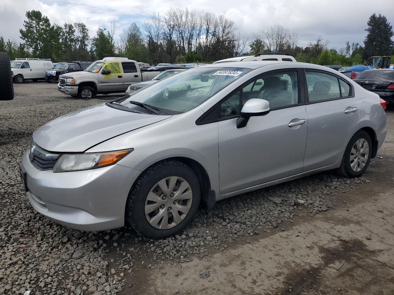 2HGFB2F57CH321022 2012 Honda Civic Lx