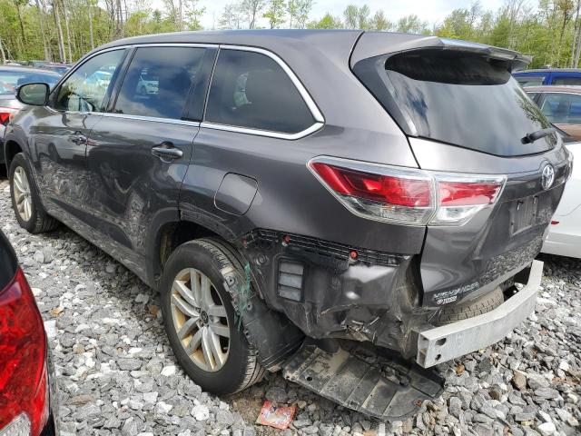 2016 Toyota Highlander Le VIN: 5TDBKRFH4GS279500 Lot: 55363864