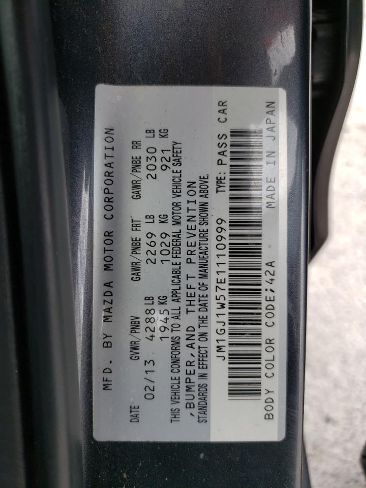 JM1GJ1W57E1110999 2014 Mazda 6 Grand Touring