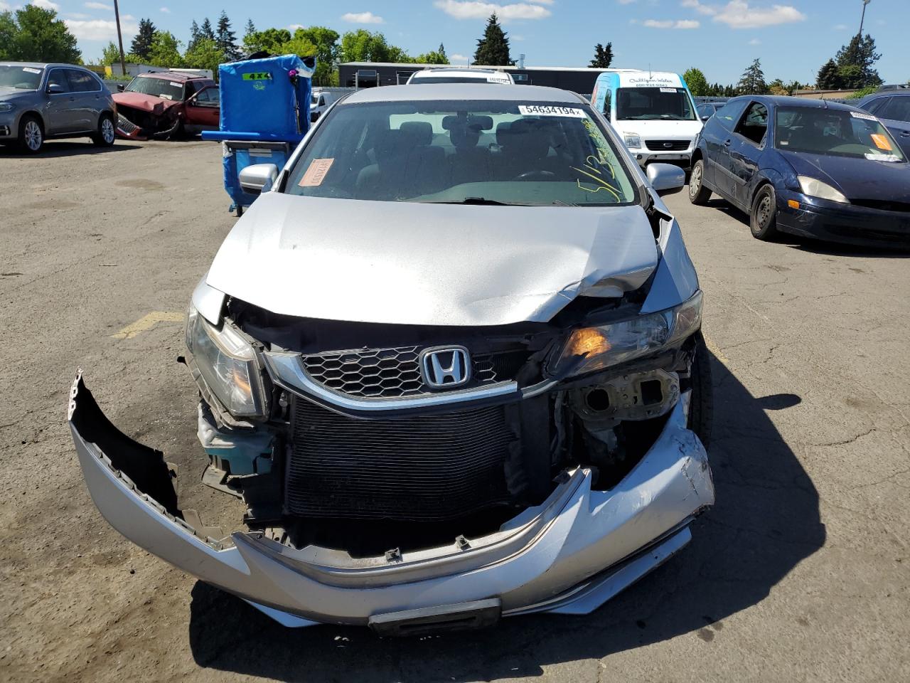 Lot #2596966298 2015 HONDA CIVIC LX