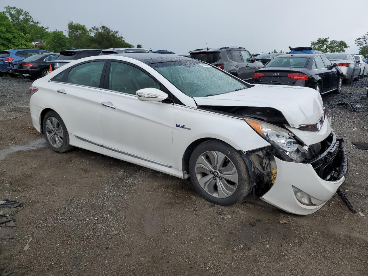 KMHEC4A49EA105672 2014 Hyundai Sonata Hybrid