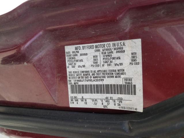 1999 Ford Expedition VIN: 1FMRU1769XLA20599 Lot: 53158944