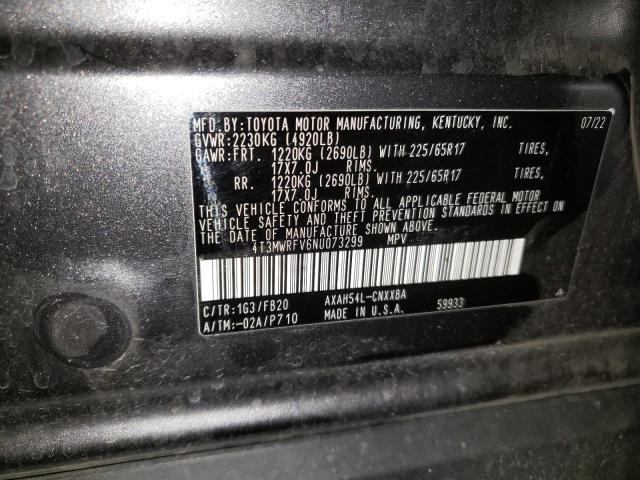 2022 TOYOTA RAV4 LE - 4T3MWRFV6NU073299