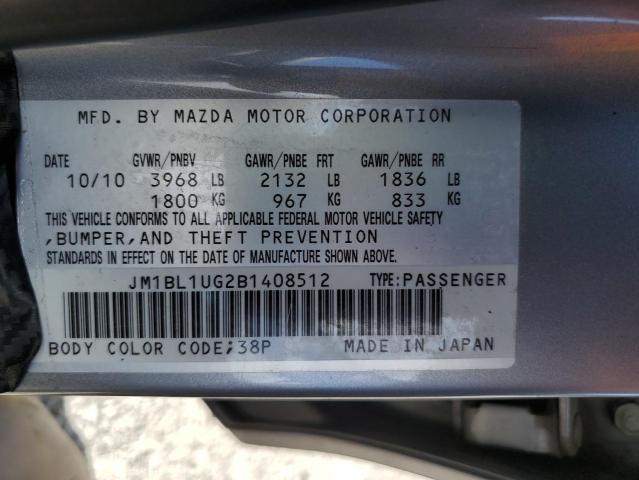 JM1BL1UG2B1408512 2011 Mazda 3 I