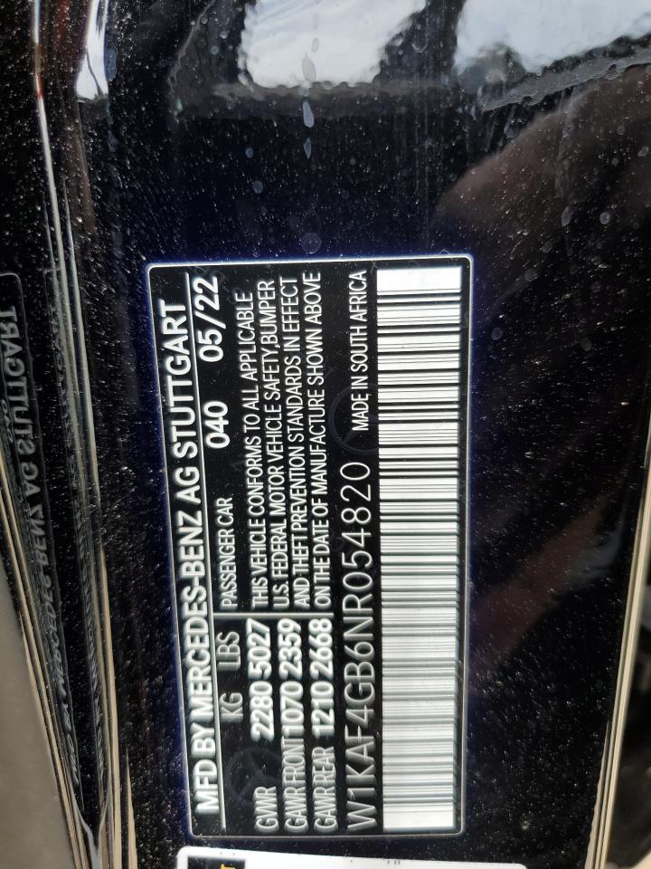 W1KAF4GB6NR054820 2022 Mercedes-Benz C 300