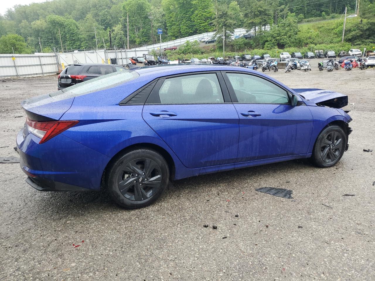 KMHLM4AJ1PU055121 2023 Hyundai Elantra Blue