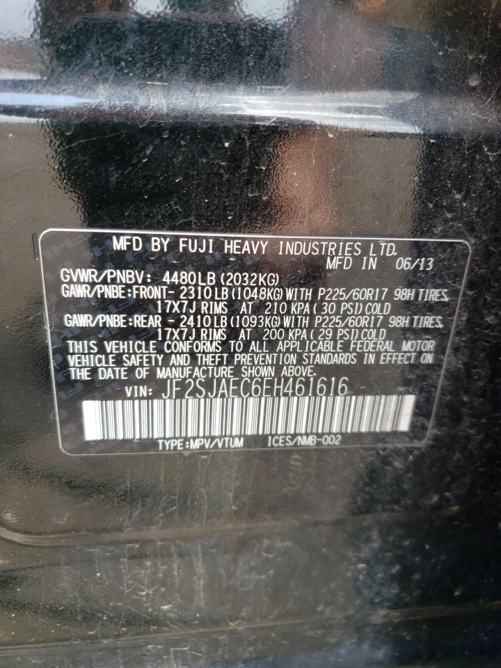 JF2SJAEC6EH461616 2014 Subaru Forester 2.5I Premium