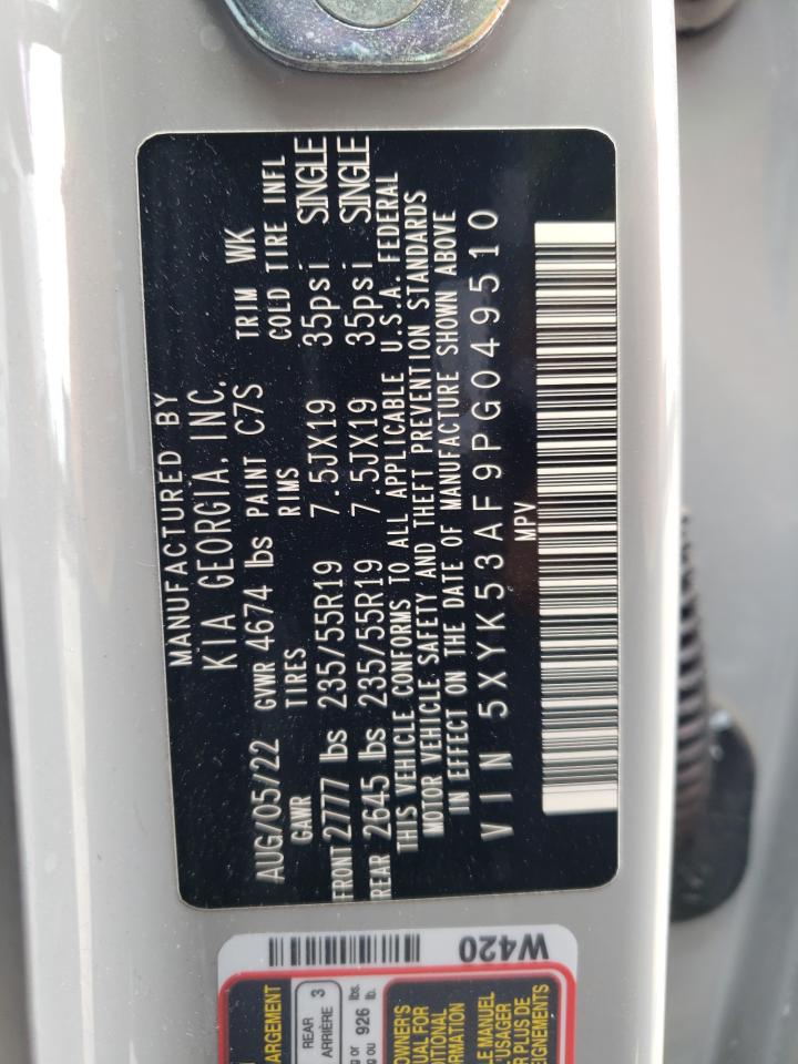 5XYK53AF9PG049510 2023 Kia Sportage Sx Prestige