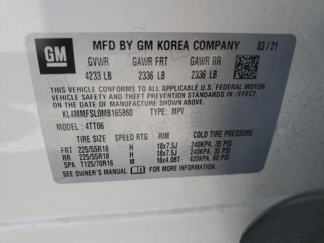 2021 Buick Encore Gx Essence VIN: KL4MMFSL0MB165860 Lot: 53623124