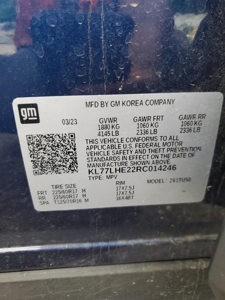 KL77LHE22RC014246 2024 Chevrolet Trax 1Lt