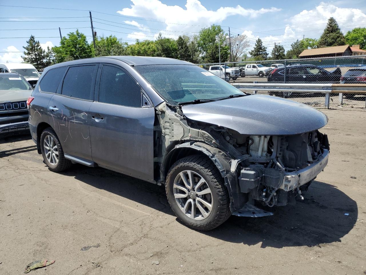 2014 Nissan Pathfinder S vin: 5N1AR2MM8EC687796