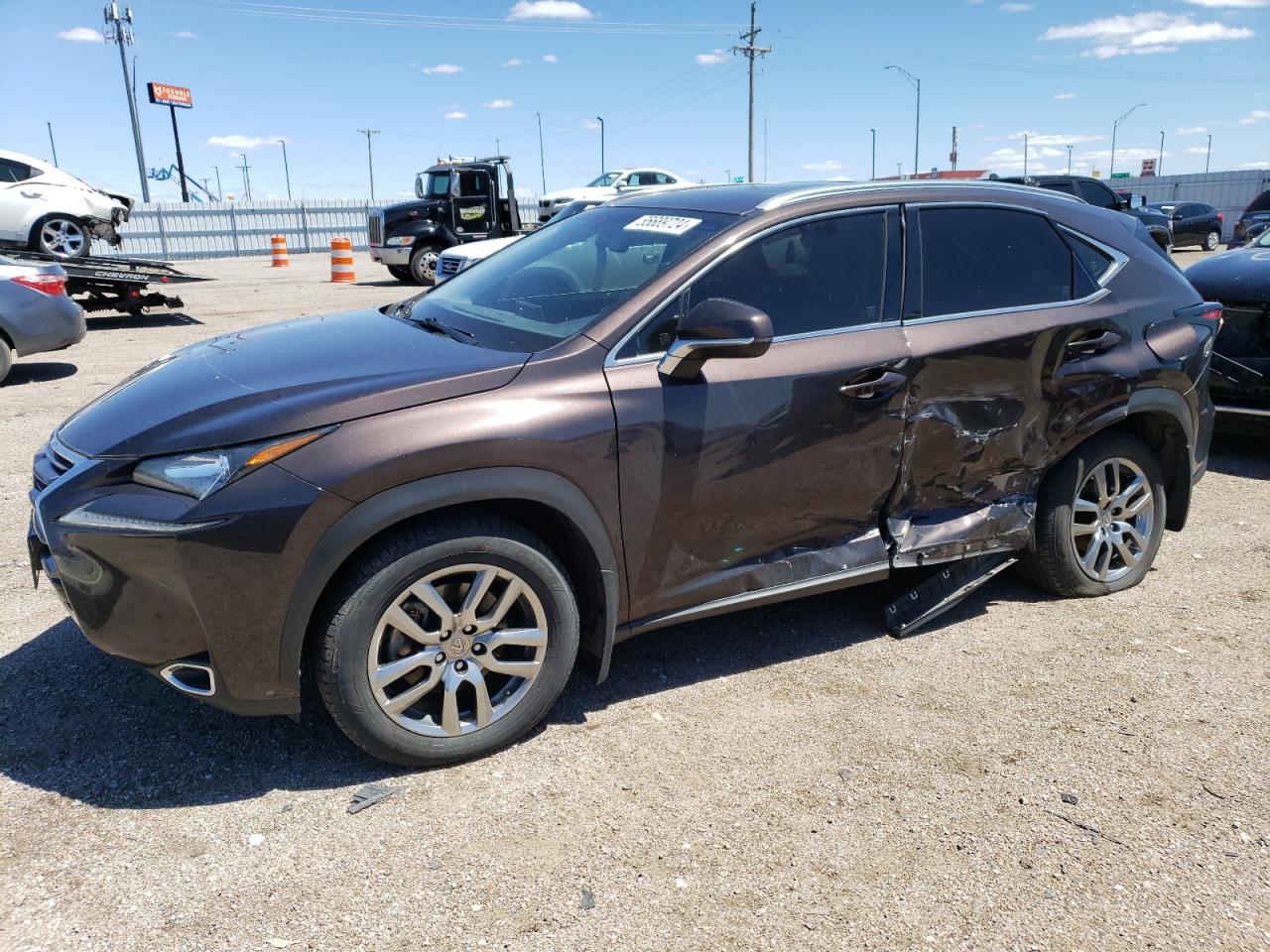 2015 Lexus Nx 200T vin: JTJBARBZ8F2025132