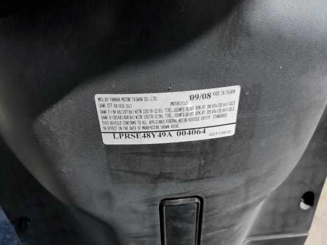 2009 YAMAHA YW125 LPRSE48Y49A004064