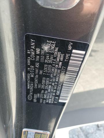 2022 Hyundai Tucson Sel VIN: KM8JBDA25NU034677 Lot: 56650544