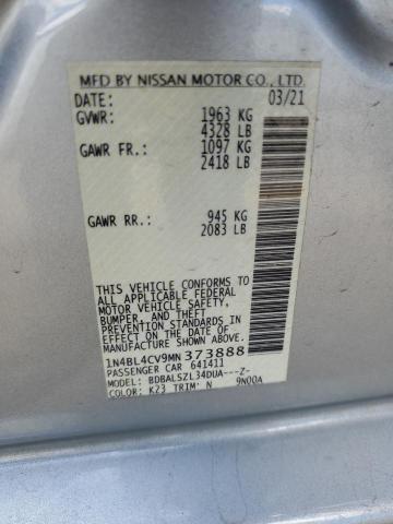 1N4BL4CV9MN373888 2021 NISSAN ALTIMA - Image 12