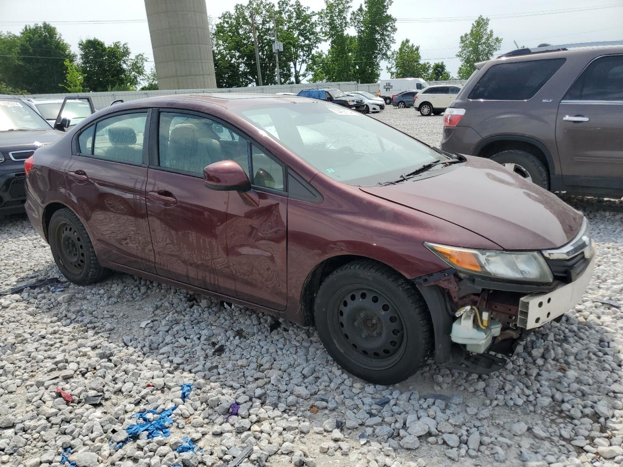 2012 Honda Civic Ex vin: 19XFB2F84CE055432