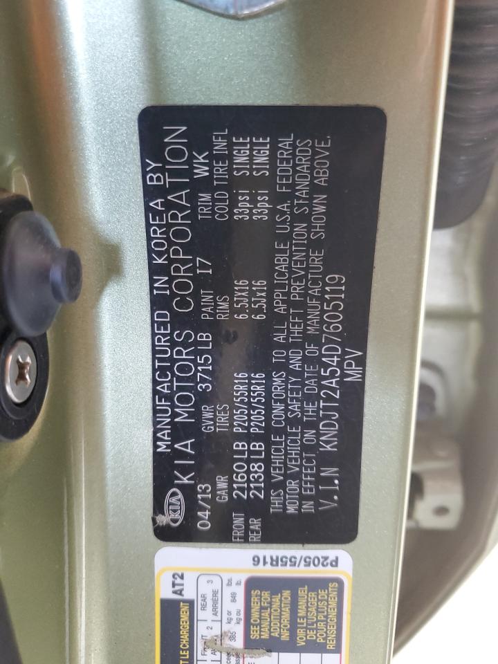 KNDJT2A54D7605119 2013 Kia Soul