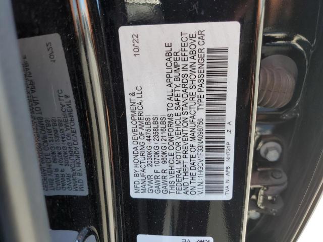 2022 Honda Accord Sport VIN: 1HGCV1F33NA098756 Lot: 54504574